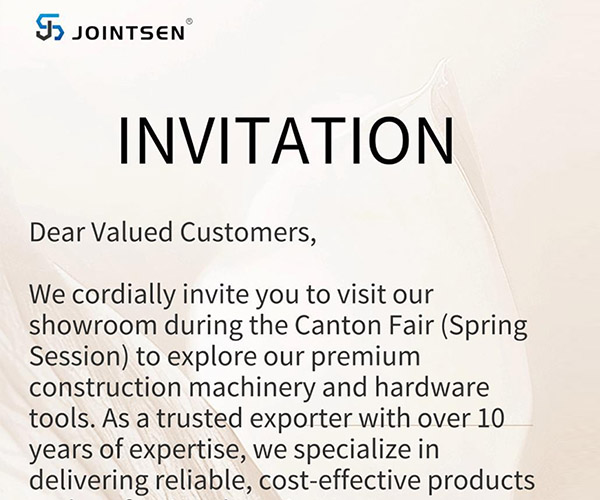 Guangzhou JointSen Trading Co., Ltd. osallistuu Canton Fair (Spring), kutsuu vilpittömästi vierailemaan!